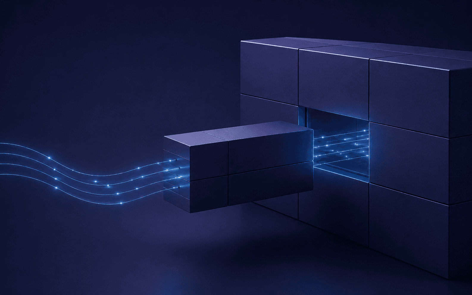 Illustration contrasting off-the-shelf software with a custom system built to fit the business