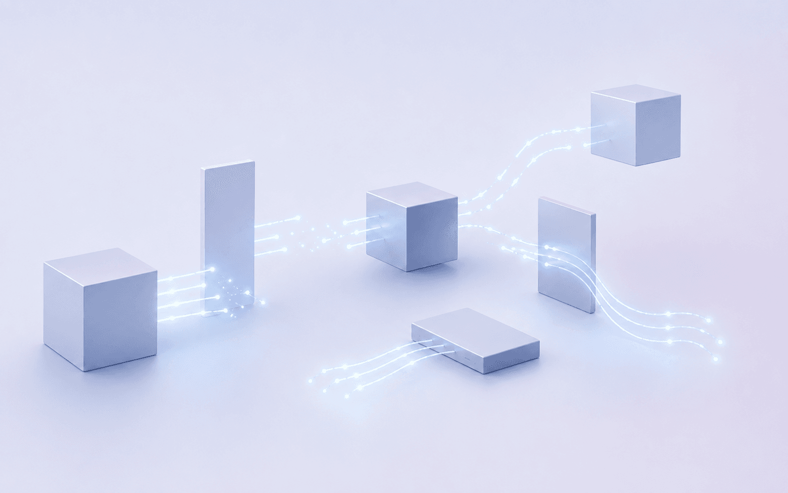 Illustration of disconnected business systems and the hidden coordination cost between them