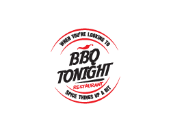 BBq Tonight Restaurant logo for KEYOB Graphic Design Page