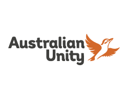 Australian Unity logo for KEYOB Graphic Design Page0